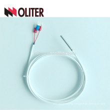 high accuracy sus304 probe waterproof IP68 silicone rubber cable platinum resistance manufacturer pt100 sensor